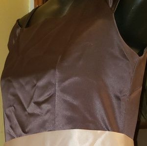 CHOCOLATE BROWN FULL LENGTH GIRLS DRESS